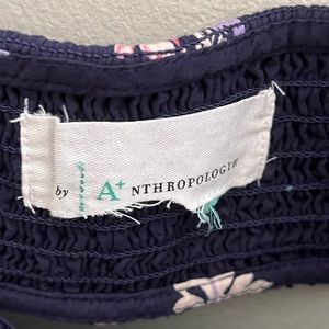 Anthropologie cutout back top